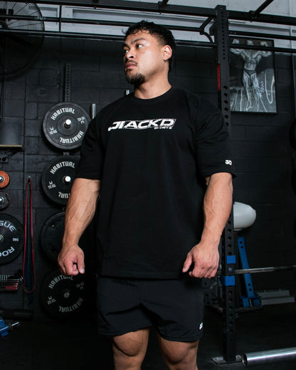 BLACK HEAVYWEIGHT TEE