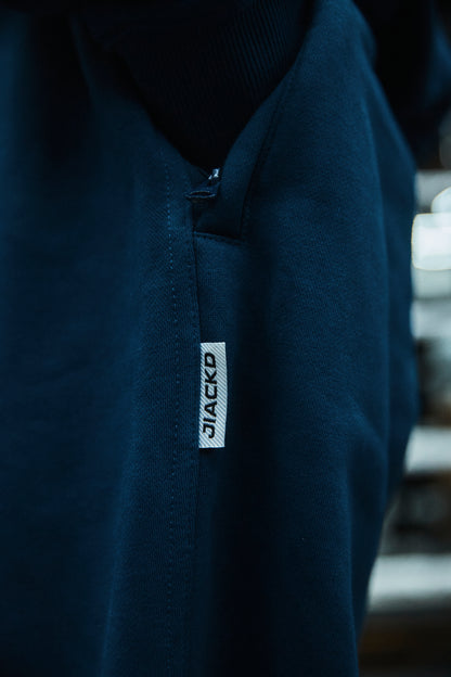 Navy Adjustable Cuff Trackpants