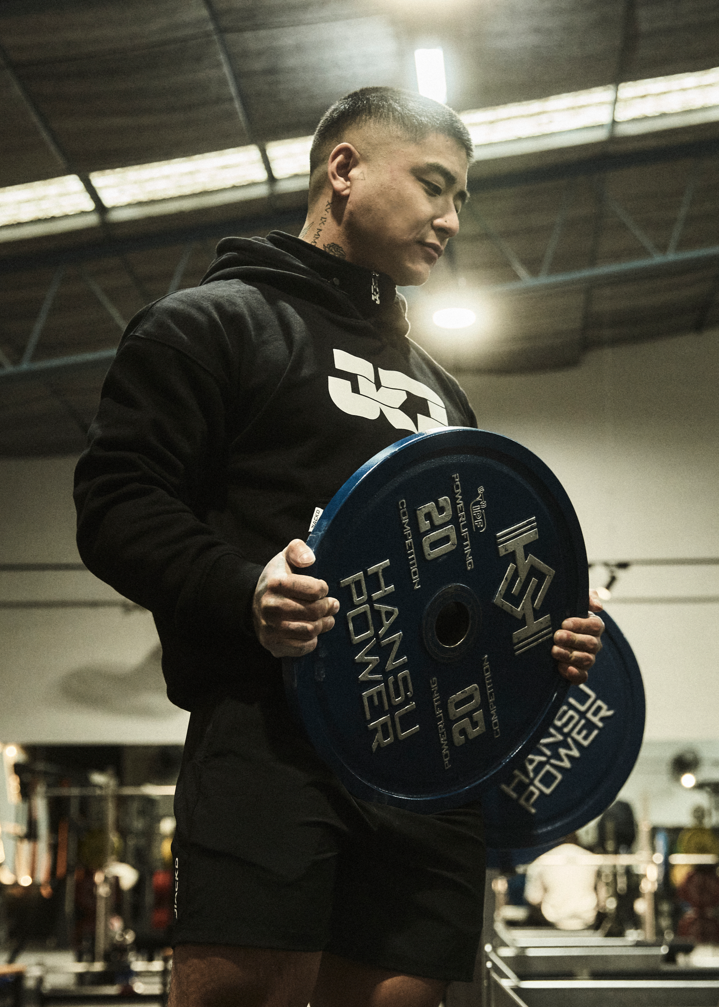 Black Quarterzip Hoodie