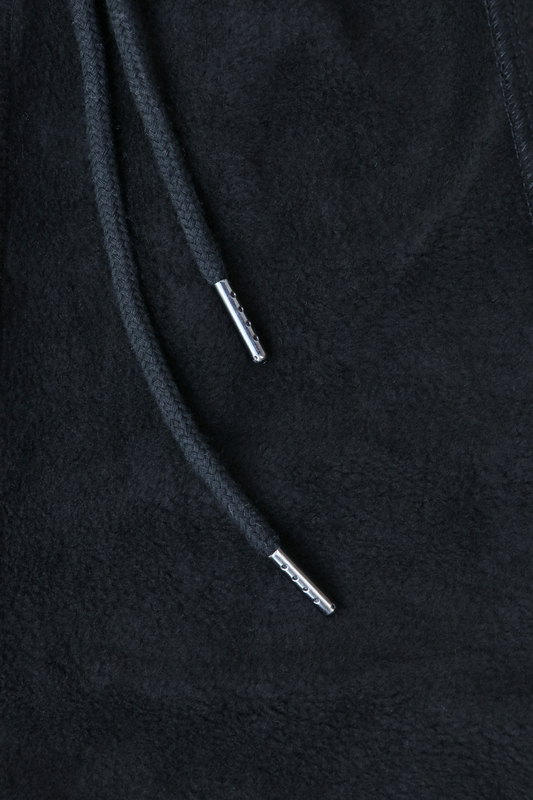 Black Adjustable Cuff Trackpants