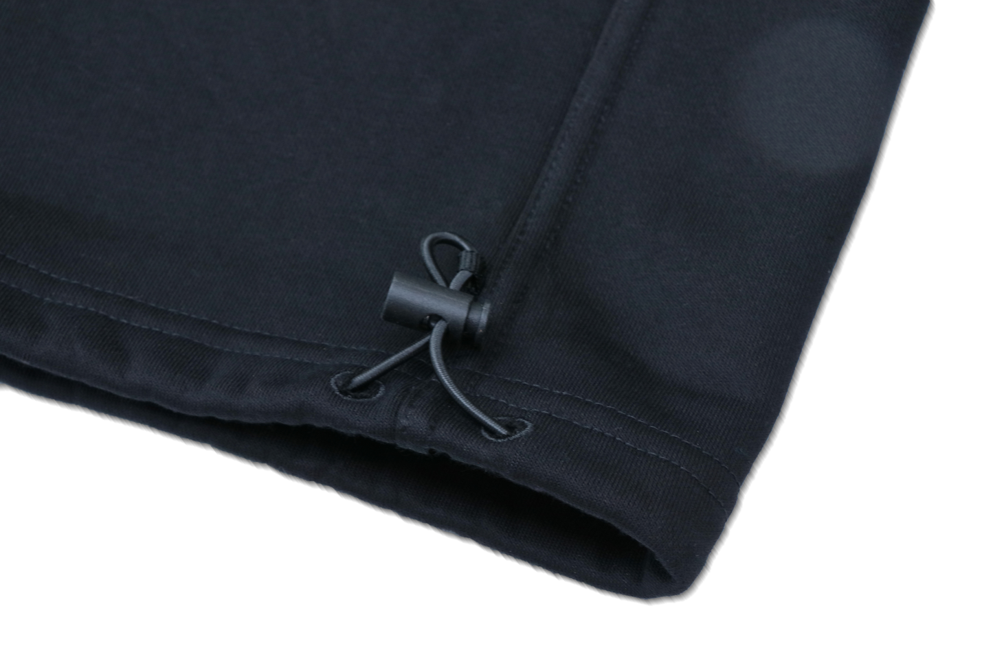 Black Adjustable Cuff Trackpants