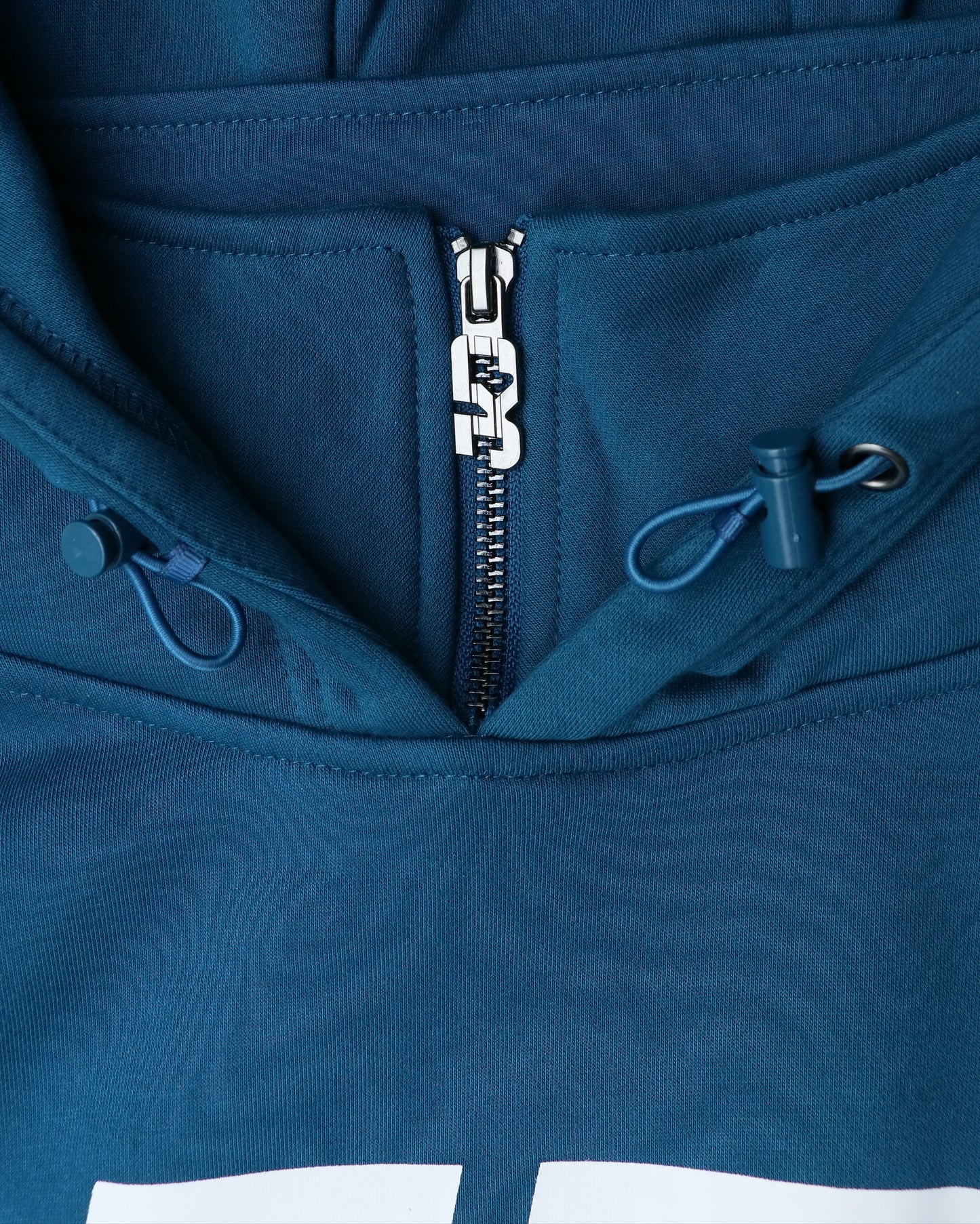 Navy Quarter zip Hoodie