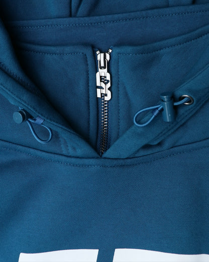 Navy Quarter zip Hoodie