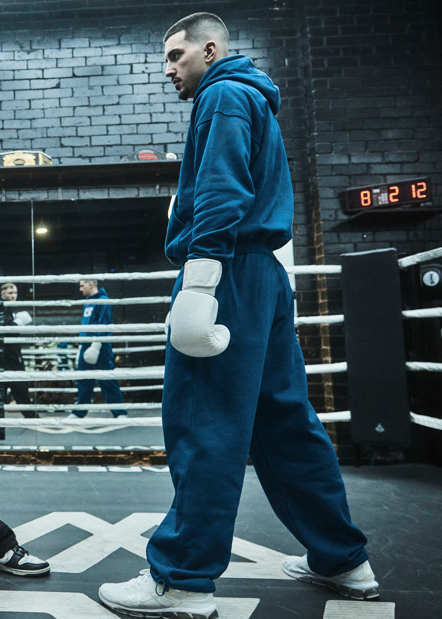 Navy Adjustable Cuff Trackpants