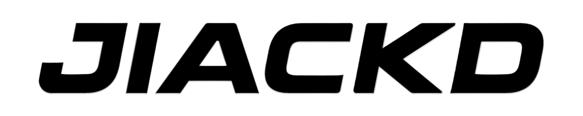 White 'JIACKD' logo